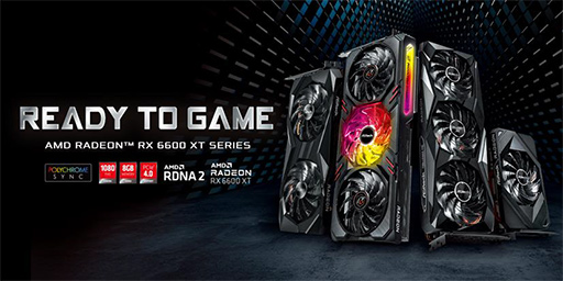画像ギャラリー No.001のサムネイル画像 / ASRock，Radeon RX 6600 XT搭載カード4製品を一挙に発表