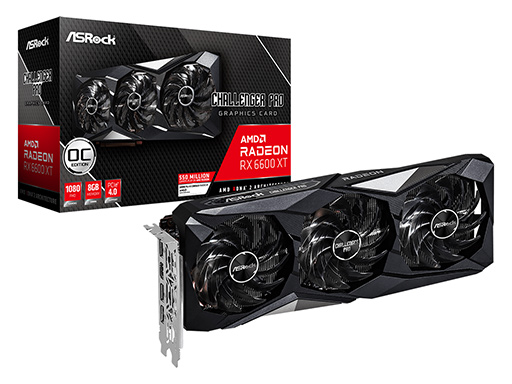 画像ギャラリー No.003のサムネイル画像 / ASRock，Radeon RX 6600 XT搭載カード4製品を一挙に発表