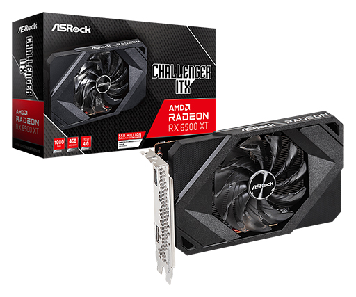 画像ギャラリー No.003のサムネイル画像 / ASRock，Radeon RX 6500 XT搭載グラフィックスカード計2製品を発表