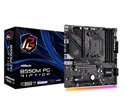 画像ギャラリー No.002のサムネイル画像 / ASRock,MicroATX仕様のゲーマー向けマザー「B550M PG Riptide」を発売