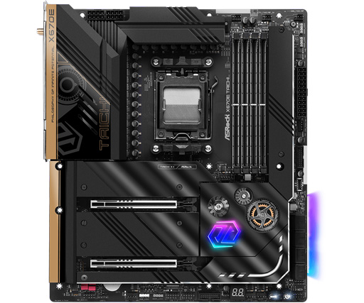 画像ギャラリー No.003のサムネイル画像 / ASRock，「X670E Taichi」などX670E搭載マザーボード計5製品を9月30日に国内発売