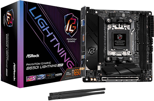 画像ギャラリー No.001のサムネイル画像 / B650搭載のゲーマー向けMini-ITXマザーボードがASRockから登場