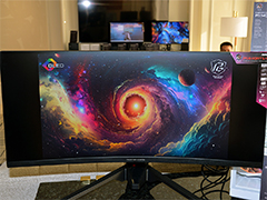 4K/240HzとフルHD/480Hz表示に対応する31.5型モデルなど，ASRockがゲーマー向けディスプレイを展示