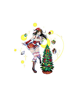 画像ギャラリー No.004のサムネイル画像 / 「世紀末デイズ」のクリスマスイベントが12月21日にスタート。羽間緑ら3キャラクターのクリスマスコスチューム画像を4Gamerで独占公開