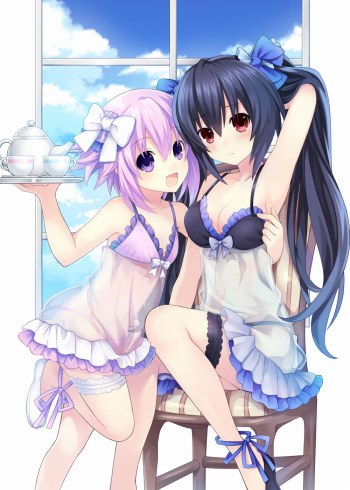 画像ギャラリー No.001のサムネイル画像 / 「超次次元ゲイム ネプテューヌRe;Birth1+」，店舗特典用描き下ろしイラストの完成版が公開