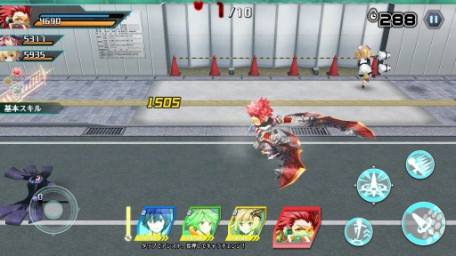 画像ギャラリー No.002のサムネイル画像 / 「暁のブレイカーズ」,31日のアップデートでスマホ版がより遊びやすくなる「バーチャルパッド」が実装