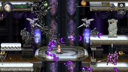 画像ギャラリー No.010のサムネイル画像 / 「悪魔城ドラキュラ - Grimoire of Souls」にハロウィン記念ステージが追加
