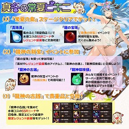画像ギャラリー No.003のサムネイル画像 / 「幻想大陸エレストリア」，限定イベント「真冬の常夏ビキニ」を開催。水着コスの限定SSRが登場