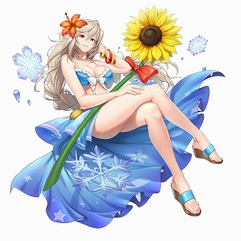 画像ギャラリー No.004のサムネイル画像 / 「幻想大陸エレストリア」，限定イベント「真冬の常夏ビキニ」を開催。水着コスの限定SSRが登場