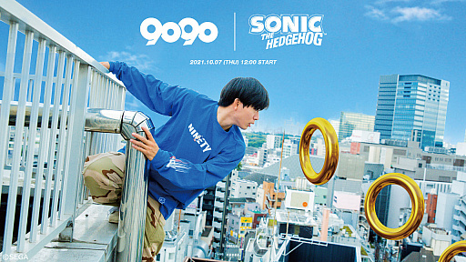 画像ギャラリー No.005のサムネイル画像 / ストリートブランド「9090」がソニック・ザ・ヘッジホッグとのコラボレーションアイテムを展開