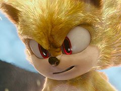 映画「ソニック・ザ・ムービー／ソニック VS ナックルズ」に登場するスーパーソニックの場面写真が解禁