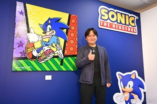 画像ギャラリー No.026のサムネイル画像 / 「ソニック」との初コラボに注目! ソニックシリーズの飯塚Pも登壇した「Be happy! ロメロ ブリット来日展」PRESS PREVIEWレポート