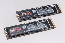画像ギャラリー No.002のサムネイル画像 / 「SSD 970 PRO」「SSD 970 EVO」レビュー。SSD 960シリーズと比べ,劇的ではないが確実に高速化を果たす