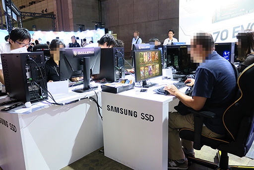画像ギャラリー No.009のサムネイル画像 / ［TGS 2019］Samsung SSDブースでPS4＋「Portable SSD T5」の速さを体験。DETONATOR人気選手によるイベントも