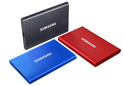 画像ギャラリー No.001のサムネイル画像 / Samsung製の外付けSSD「Portable SSD T7」が6月上旬に国内発売。内部PCIe接続による速さが売り