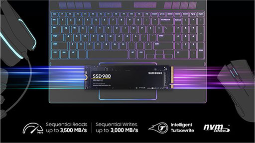 画像ギャラリー No.002のサムネイル画像 / Samsung製PCIe 3.0 x4接続対応M.2 SSD「SSD 980」が国内発売。容量1TBで税込約1万5000円