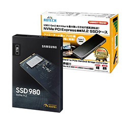 画像ギャラリー No.002のサムネイル画像 / Samsung製M.2 SSD「980」にUSB接続ケース付属モデルが登場