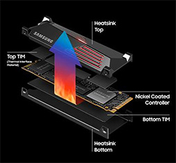 画像ギャラリー No.003のサムネイル画像 / Samsung SSDの最上位「SSD 990 PRO」にPS5対応ヒートシンク搭載モデルが登場