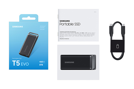 画像ギャラリー No.004のサムネイル画像 / USB接続で容量8TBの外付けSSD「Samsung Portable SSD T5 EVO」が12月下旬に国内発売