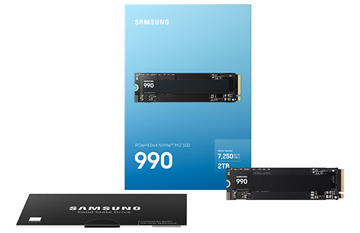 画像ギャラリー No.002のサムネイル画像 / PCIe 4.0 x4対応の内蔵型SSD「Samsung 990 SSD」が7月下旬発売。容量1TBで4万980円前後