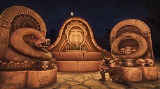 画像ギャラリー No.007のサムネイル画像 / 「Conan Outcasts」の追加DLC「鋼の秘密」が配信開始。シュワルツェネッガーさん扮する英雄コナン像など,映画に登場したアイテムが加わる