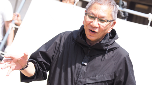 画像ギャラリー No.008のサムネイル画像 / 三池崇史氏の，映画と監督とゲームと原作のお話。「侍魂オンライン」CM撮影後のインタビューより