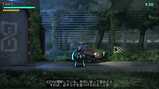 画像ギャラリー No.017のサムネイル画像 / 2Dアクションゲームの皮を被った，フル“メタる”アクション！　Nintendo Switch「ICEY」プレイレポート