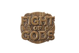 画像ギャラリー No.001のサムネイル画像 / 「Fight of Gods」の特装版パッケージに同梱されるピンバッジの写真や絵馬ストラップのイラストが公開