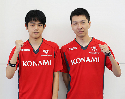 画像ギャラリー No.001のサムネイル画像 / KONAMIウイニングイレブン eスポーツアンバサダーに，日本代表の杉村直紀選手と相原翼選手が就任