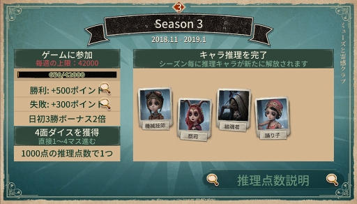 画像ギャラリー No.003のサムネイル画像 / 「Identity V」,新サバイバー“占い師”が登場。Google Play ベスト オブ 2018の投票もスタート