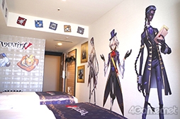 画像ギャラリー No.012のサムネイル画像 / 「Identity V」コラボルームを紹介。東京・池袋の高層ホテルに，リッチな客室に描き下ろしイラストが調和したハンター・サバイバールームが登場