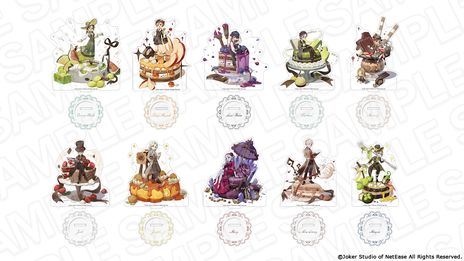 画像ギャラリー No.010のサムネイル画像 / 「Identity V」の公式常設カフェが東京・池袋に4月29日よりオープン。コンセプトイラストに合わせたメニューやグッズを展開