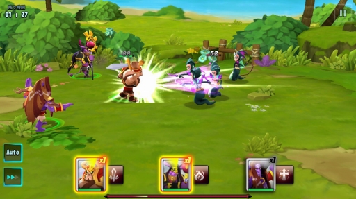 画像ギャラリー No.008のサムネイル画像 / ワンボタンの操作で楽しめるスマホ向けRPG「ジャイアンツウォー」,iOS/Android版が配信スタート