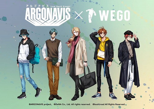 画像ギャラリー No.001のサムネイル画像 / 「ARGONAVIS from BanG Dream!」とWEGOのコラボ企画第2弾がスタート