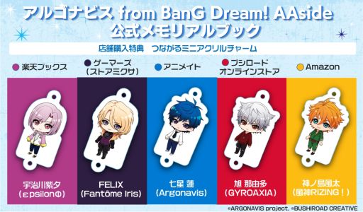 画像ギャラリー No.002のサムネイル画像 / 「アルゴナビス from BanG Dream！ AAside」の公式メモリアルブック本日発売。カードイラストなどを収録