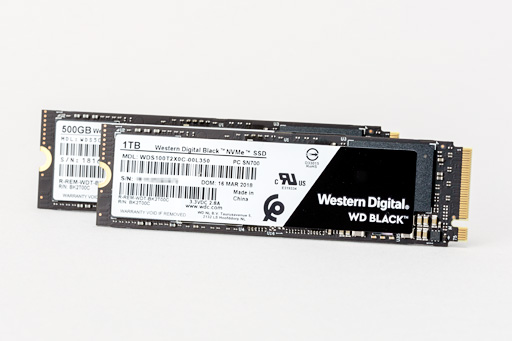 画像ギャラリー No.002のサムネイル画像 / 「WD Black NVMe SSD」レビュー。Western Digital独自コントローラ搭載の「ゲーマー向けSSD」は買いか