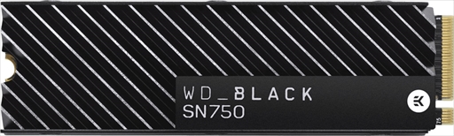 画像ギャラリー No.001のサムネイル画像 / Western Digital製SSD「WD Black SN750 NVMe SSD」のヒートシンク搭載版が5月中旬に発売。2TB,1TB,512GBの3モデル