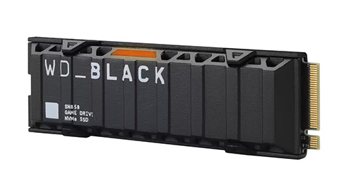 画像ギャラリー No.001のサムネイル画像 / WD,PS5の公式ライセンスを取得したSSD「WD_BLACK SN850 NVMe SSD」を8月中旬に発売