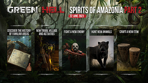 画像ギャラリー No.002のサムネイル画像 / アマゾンでサバイバルする「Green Hell」の最新DLC，「Spirits of Amazonia Part 2」の配信がスタート。Steamでは期間限定のセールを実施中