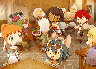 画像ギャラリー No.017のサムネイル画像 / 「リトルドラゴンズカフェ」，カフェを訪れる，魔女の「セリス」と“大泥棒”こと「ギンジ」が公開。店舗別購入特典の追加情報も