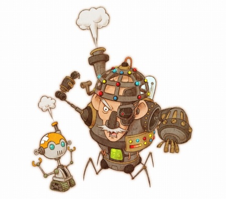 画像ギャラリー No.009のサムネイル画像 / 「リトルドラゴンズカフェ」,登場キャラクター「Dr.ゼフ」&「チッタ」が公開