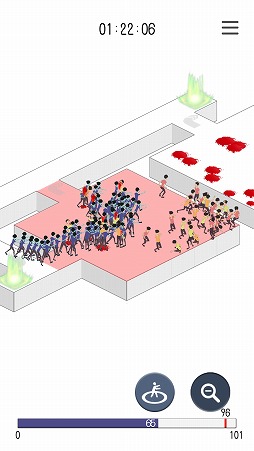 画像ギャラリー No.002のサムネイル画像 / 人間の逃げ道を予想して攻めるゾンビパズル。スマホ向けパズルゲーム「Infection - 感染 -」を紹介する「(ほぼ)日刊スマホゲーム通信」第1724回