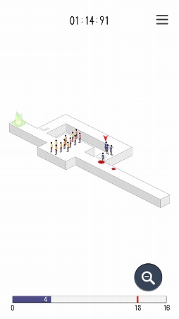 画像ギャラリー No.003のサムネイル画像 / 人間の逃げ道を予想して攻めるゾンビパズル。スマホ向けパズルゲーム「Infection - 感染 -」を紹介する「(ほぼ)日刊スマホゲーム通信」第1724回