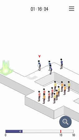 画像ギャラリー No.005のサムネイル画像 / 人間の逃げ道を予想して攻めるゾンビパズル。スマホ向けパズルゲーム「Infection - 感染 -」を紹介する「(ほぼ)日刊スマホゲーム通信」第1724回