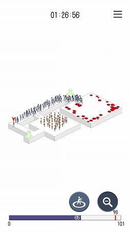 画像ギャラリー No.006のサムネイル画像 / 人間の逃げ道を予想して攻めるゾンビパズル。スマホ向けパズルゲーム「Infection - 感染 -」を紹介する「(ほぼ)日刊スマホゲーム通信」第1724回