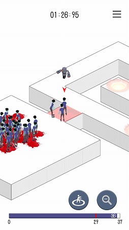 画像ギャラリー No.007のサムネイル画像 / 人間の逃げ道を予想して攻めるゾンビパズル。スマホ向けパズルゲーム「Infection - 感染 -」を紹介する「(ほぼ)日刊スマホゲーム通信」第1724回