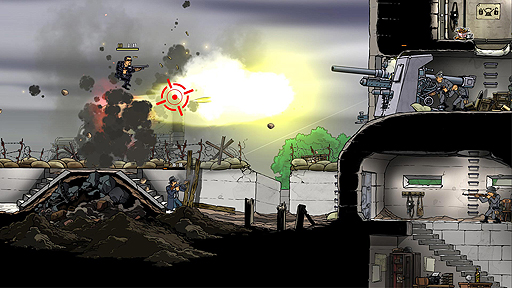 画像ギャラリー No.005のサムネイル画像 / ナチスやゾンビと戦う2D横スクロールアクション「ガンズ、ゴア＆カノリ2」，PS4版の配信が本日スタート