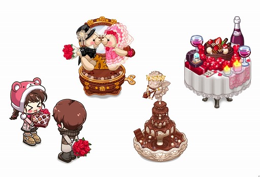 画像ギャラリー No.003のサムネイル画像 / 「マイコンビニ」，バレンタインをイメージした陳列台やデコレーションが登場