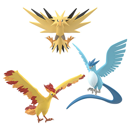 画像ギャラリー No.006のサムネイル画像 / フィギュアシリーズ「ポケモンスケールワールド」,フリーザー,サンダー,ファイヤーのセット商品を発売へ。予約受付は本日13:00から