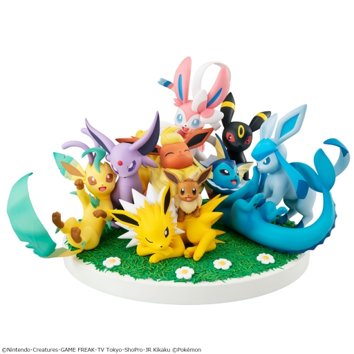 画像ギャラリー No.001のサムネイル画像 / 「ポケモン」のイーブイとその進化形がフィギュアに。4月4日から予約受付開始
